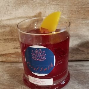 Raspberry sangria gel candle